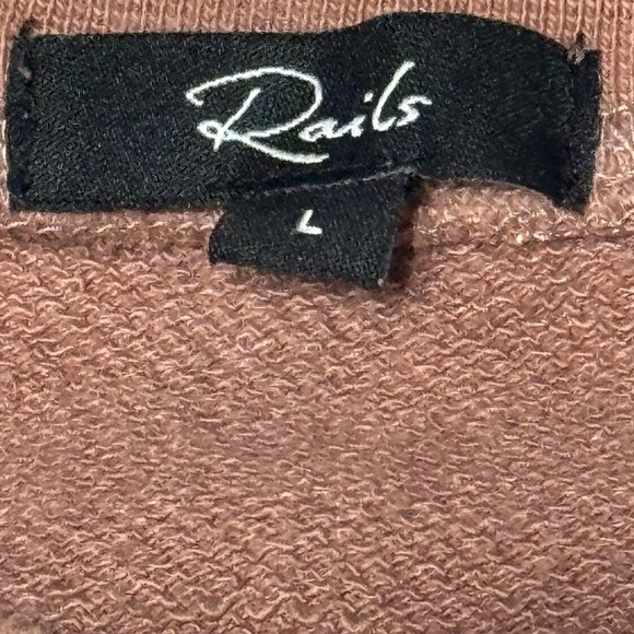 Rails Reeves Sweater‎ Mountain Leopard Print Top Sweatshirt Size L Relaxed Fit - Picture 11 of 13